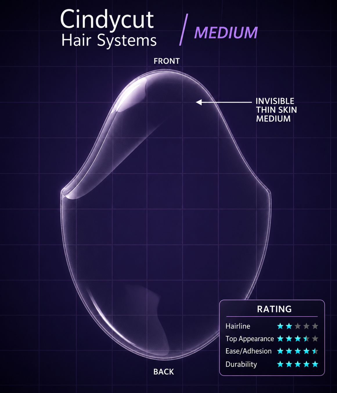 Medium Skin Hair System