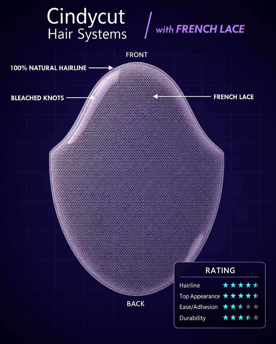 French Lace Hair System